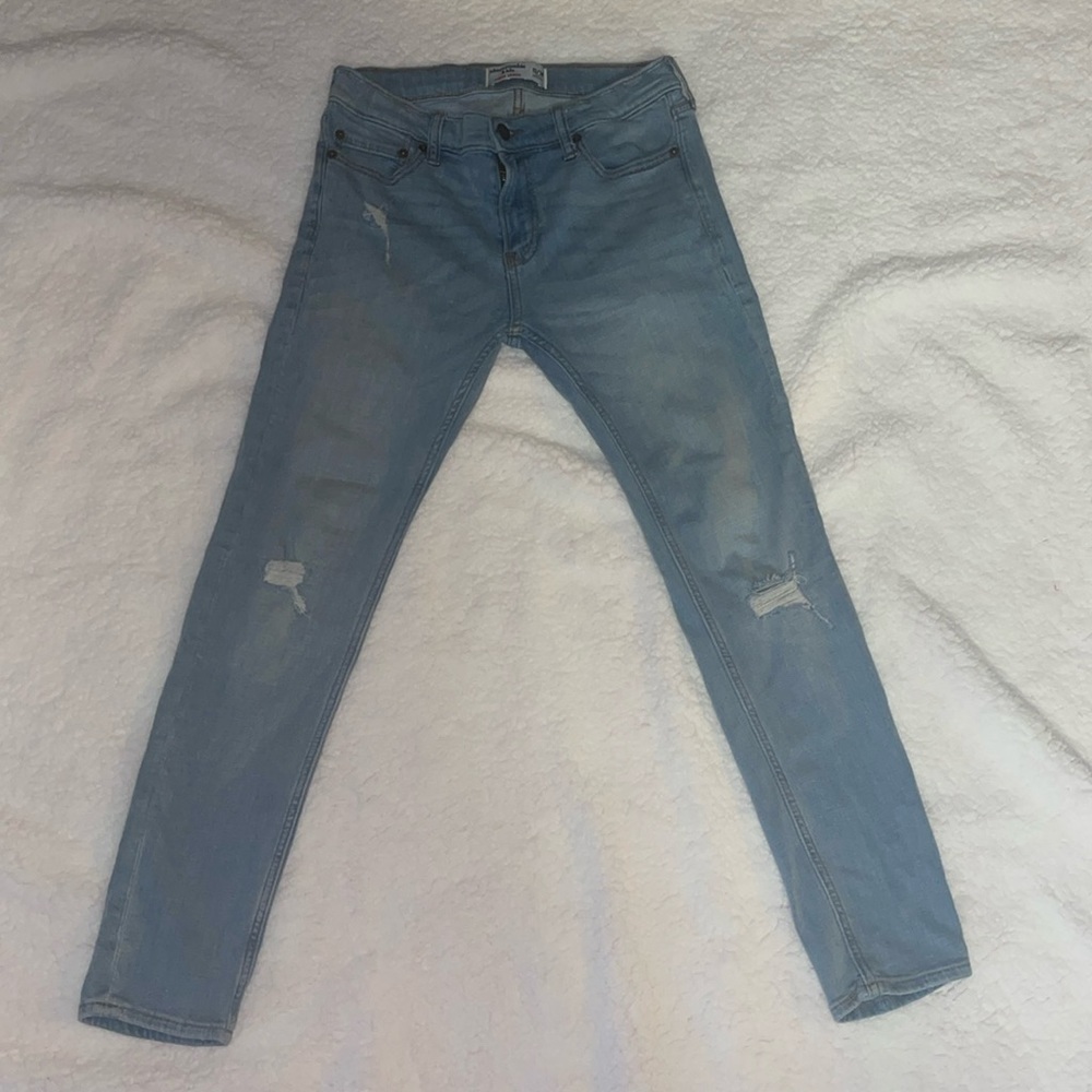 Abercrombie kids super skinny jeans